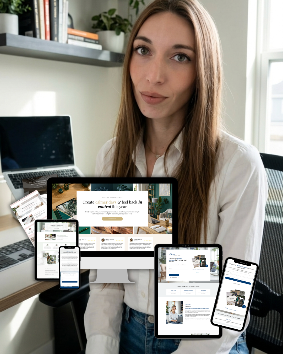 Founder of the 21-Day Client Engine with examples of funnels, landing pages and email systems built for clients